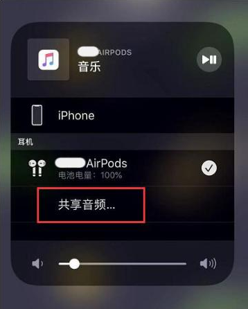 嵊州苹果14音频维修点分享iPhone14音频共享设置方法 