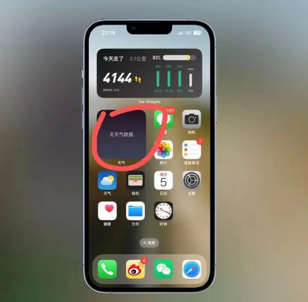 嵊州苹果手机维修分享:iOS16主屏幕天气小组件无法正常工作怎么办？ 