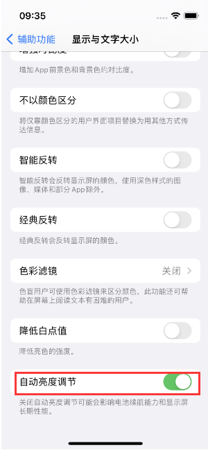 嵊州苹果15维修店分享iPhone 15 Pro系列屏幕亮度 