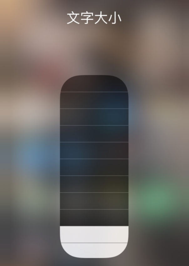 嵊州苹果手机维修分享小技巧：在 iPhone 控制中心快速调节字体大小 