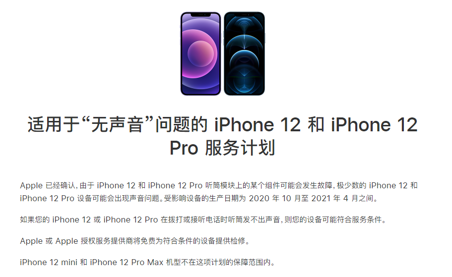 嵊州苹果手机维修分享iPhone 12/Pro 拨打或接听电话时无声音怎么办 